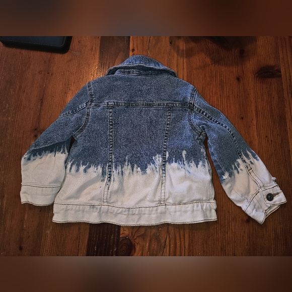Wonder Nation Ombré Dip Dye Jean Jacket 2T - Picture 3 of 3